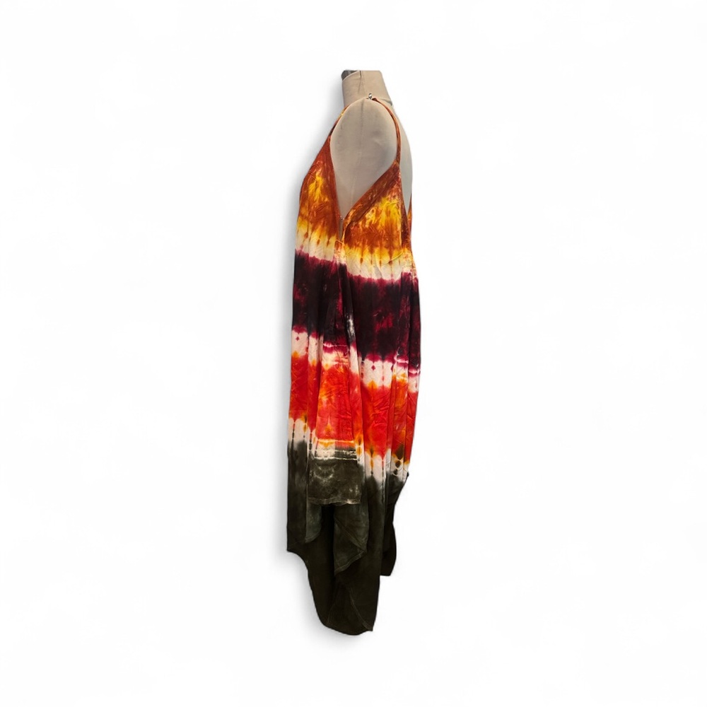 #511 Vibrant Tie-Dye Women's Jumpsuit - Picture 3 of 4